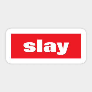 Slay Words Millennials Use Sticker